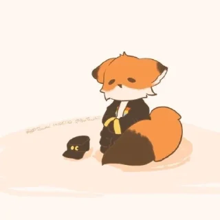 🦊 emoji <3 Fox ♡ Telegram sticker 8 of 31