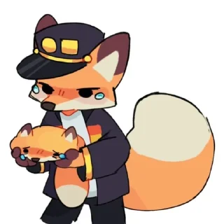 🦊 emoji <3 Fox ♡ Telegram sticker 15 of 31
