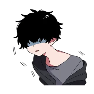 😱 emoji Тёмный и Светлый Кун @nyasticks Telegram sticker 18 of 41