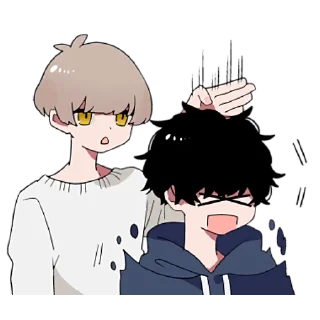 👊 emoji Тёмный и Светлый Кун @nyasticks Telegram sticker 15 of 41
