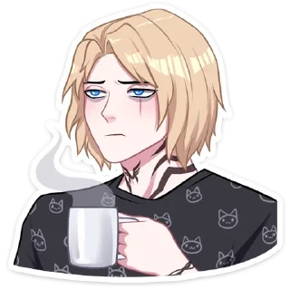 ☕️ emoji Челик от @The_Pako Telegram sticker 19 of 48