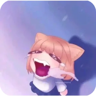 😭 emoji Neco Arc 2 @AbbiStik Telegram sticker 16 of 30