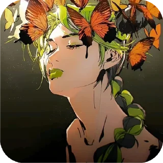 🦋 emoji ★ @jojoridey - • (🦋) • jj.com Telegram sticker 24 of 50
