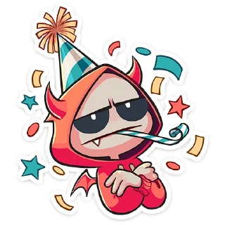 🎊 emoji Нимб и Рожки @nyasticks Telegram sticker 13 of 49