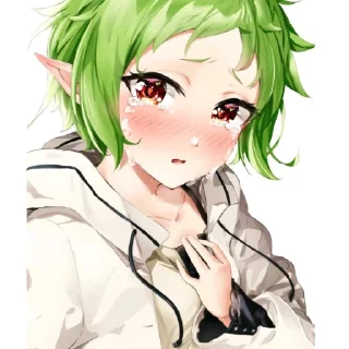 😭 emoji Реинкарнация безработного Telegram sticker 16 of 17