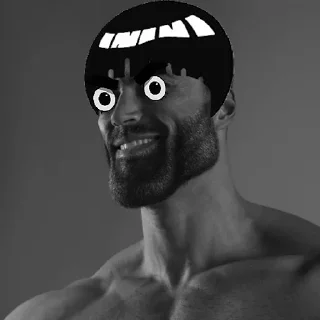 🗿 emoji GigaChad Miscellaneous Telegram sticker 12 of 17