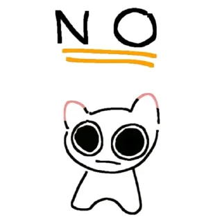 Sticker from Adhd kitty U 😺
