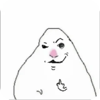 🖕 emoji хомик Telegram sticker 24 of 68