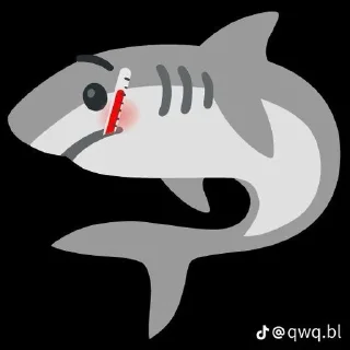 🤒 emoji Ебучая акула Telegram sticker 19 of 34