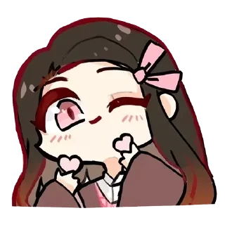 😉 emoji ♡ незуко камадо ♡ Telegram sticker 22 of 50