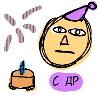 Sticker from 😐челик😑