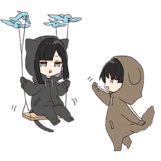 🤨 emoji Юрудура-кун ч.5 @nyasticks Telegram sticker 23 of 41