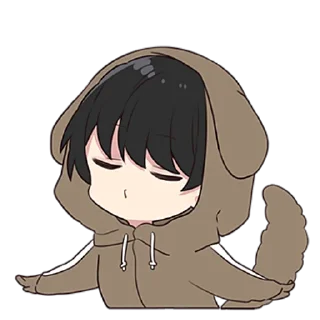 😌 emoji Юрудура-кун ч.5 @nyasticks Telegram sticker 22 of 41
