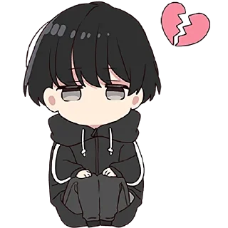 💔 emoji Юрудура-кун 6 @Nyasticks Telegram sticker 20 of 41