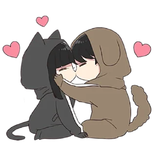 😘 emoji Юрудура-кун ч.5 @nyasticks Telegram sticker 9 of 41