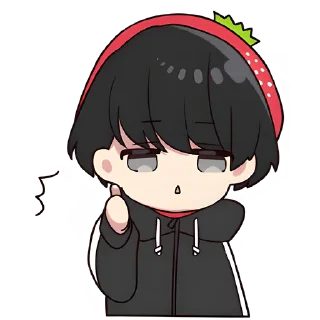 👍 emoji Юрудура-кун 3 @Nyasticks Telegram sticker 5 of 41