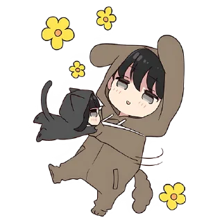 🥰 emoji Юрудура-кун (BIG) @nyasticks Telegram sticker 11 of 41