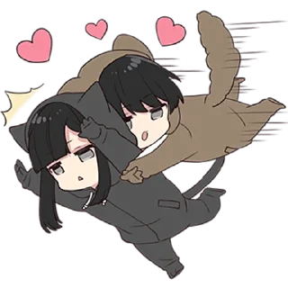 🥰 emoji Юрудура-кун ч.5 @nyasticks Telegram sticker 18 of 41