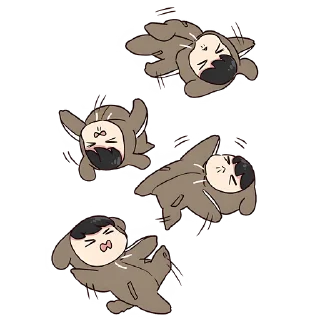 😔 emoji Юрудура-кун (BIG) @nyasticks Telegram sticker 23 of 41