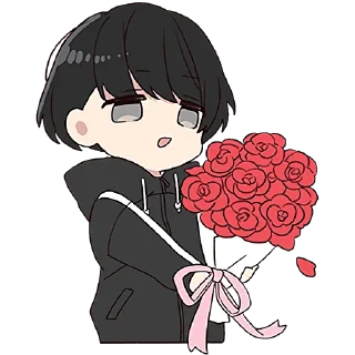 💐 emoji Юрудура-кун 6 @Nyasticks Telegram sticker 10 of 41