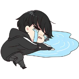 😭 emoji Юрудура-кун 4 @Nyasticks Telegram sticker 17 of 41
