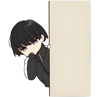 🫣 emoji Юрудура-кун @Nyasticks Telegram sticker 16 of 41