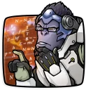🤔 emoji Overwatch Telegram sticker 21 of 25