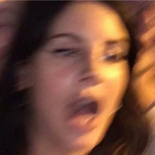 🤯 emoji Lana Del Rey 🤍 Telegram sticker 12 of 54