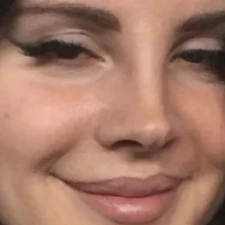 😏 emoji Lana Del Rey 🤍 Telegram sticker 19 of 54