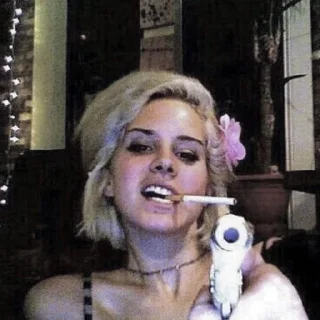 🔫 emoji lana del rey <3 Telegram sticker 24 of 38