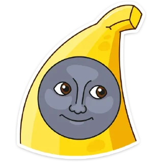 🌚 emoji Бананос :: @stickroom Telegram sticker 11 of 49