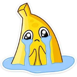 😭 emoji Бананос :: @stickroom Telegram sticker 10 of 49