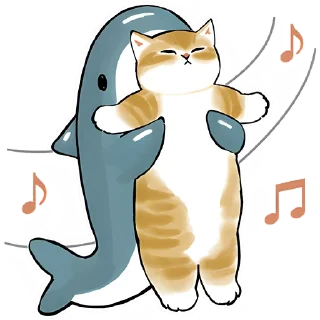 🥰 emoji Акулы и котята 4 @Nyasticks Telegram sticker 20 of 41
