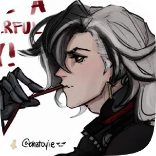 🌟 emoji @Stik_Sylvie  🦾  ⟮ Бутхилл ⟯ Telegram sticker 11 of 50