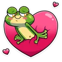 😘 emoji Лягуш :: @stickroom Telegram sticker 8 of 49