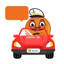 🚘 emoji Apelsin Telegram sticker 18 of 38