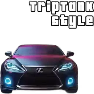 🌟 emoji TripTank AI Lexus coupe Telegram sticker 10 of 10
