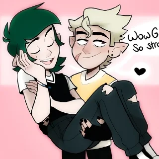 🦉 emoji Хантер и Эдрик @Aimee_omoide Telegram sticker 8 of 112