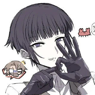 😏 emoji huipui's pack @facyuuuuyoo Telegram sticker 24 of 60