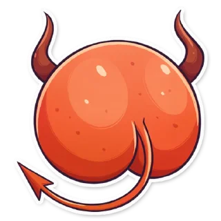 😈 emoji ЖОПКИ @TARMATARM Telegram sticker 9 of 32