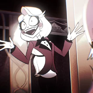 🤯 emoji БОЛЬШЕ ⇨ @CLOOBHUB ЧАРЛИ ОТЕЛЬ ХАЗБИН HAZBIN HOTEL Telegram sticker 8 of 120