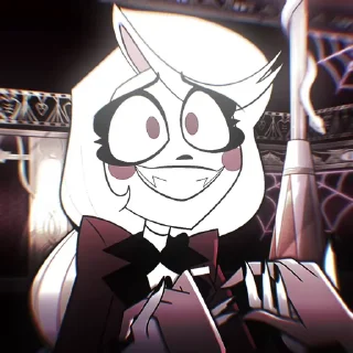 👩‍🍼 emoji БОЛЬШЕ ⇨ @CLOOBHUB ЧАРЛИ ОТЕЛЬ ХАЗБИН HAZBIN HOTEL Telegram sticker 13 of 120