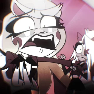 🙆‍♂️ emoji БОЛЬШЕ ⇨ @CLOOBHUB ЧАРЛИ ОТЕЛЬ ХАЗБИН HAZBIN HOTEL Telegram sticker 9 of 120