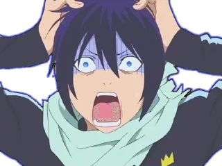 😱 emoji Yato [夜ト] Telegram sticker 5 of 27