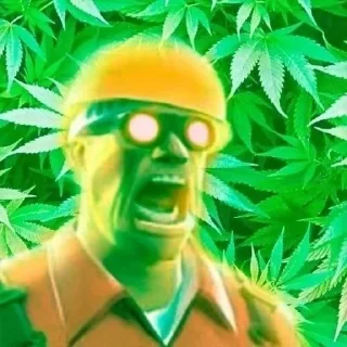 🌿 emoji Weed Cult Telegram sticker 10 of 68