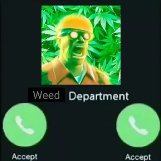 🌿 emoji Weed Cult Telegram sticker 22 of 68