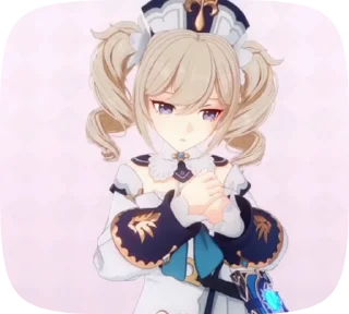 😌 emoji нарезка всего Тейвата Telegram sticker 5 of 50