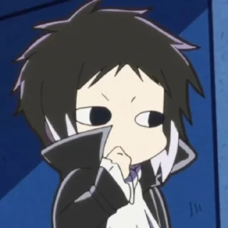 🖤 emoji Akutagawa Ryūnosuke Telegram sticker 5 of 15