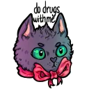 ❓ emoji CAT TRIP (@kotypic) Telegram sticker 8 of 25