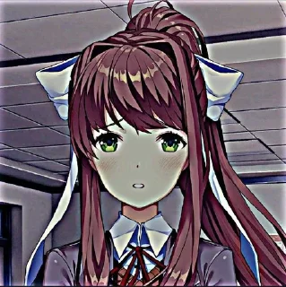🎀 emoji MONIKA🎀@stikeriotgogolya Telegram sticker 19 of 75